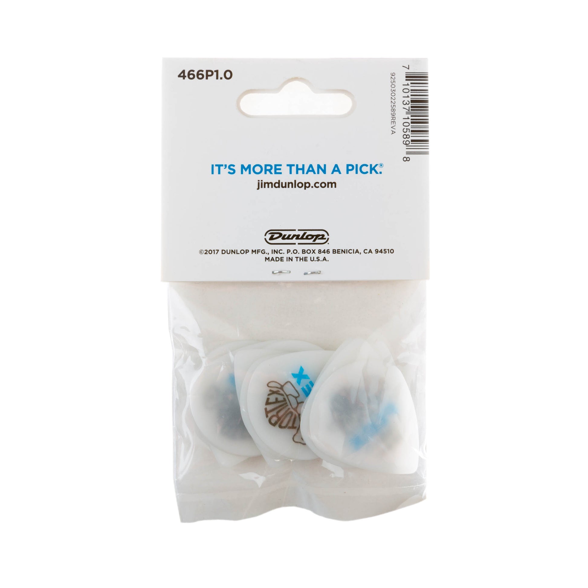 Jim Dunlop DUNLOP TORTEX FLEX 1.0mm JAZZ III XL GUITAR PICK PLAYER'S PACK 12 -PACK - 466P100