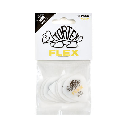 Jim Dunlop DUNLOP TORTEX FLEX .73mm JAZZ III XL GUITAR PICK PLAYER'S PACK 12 -PACK - 466P073