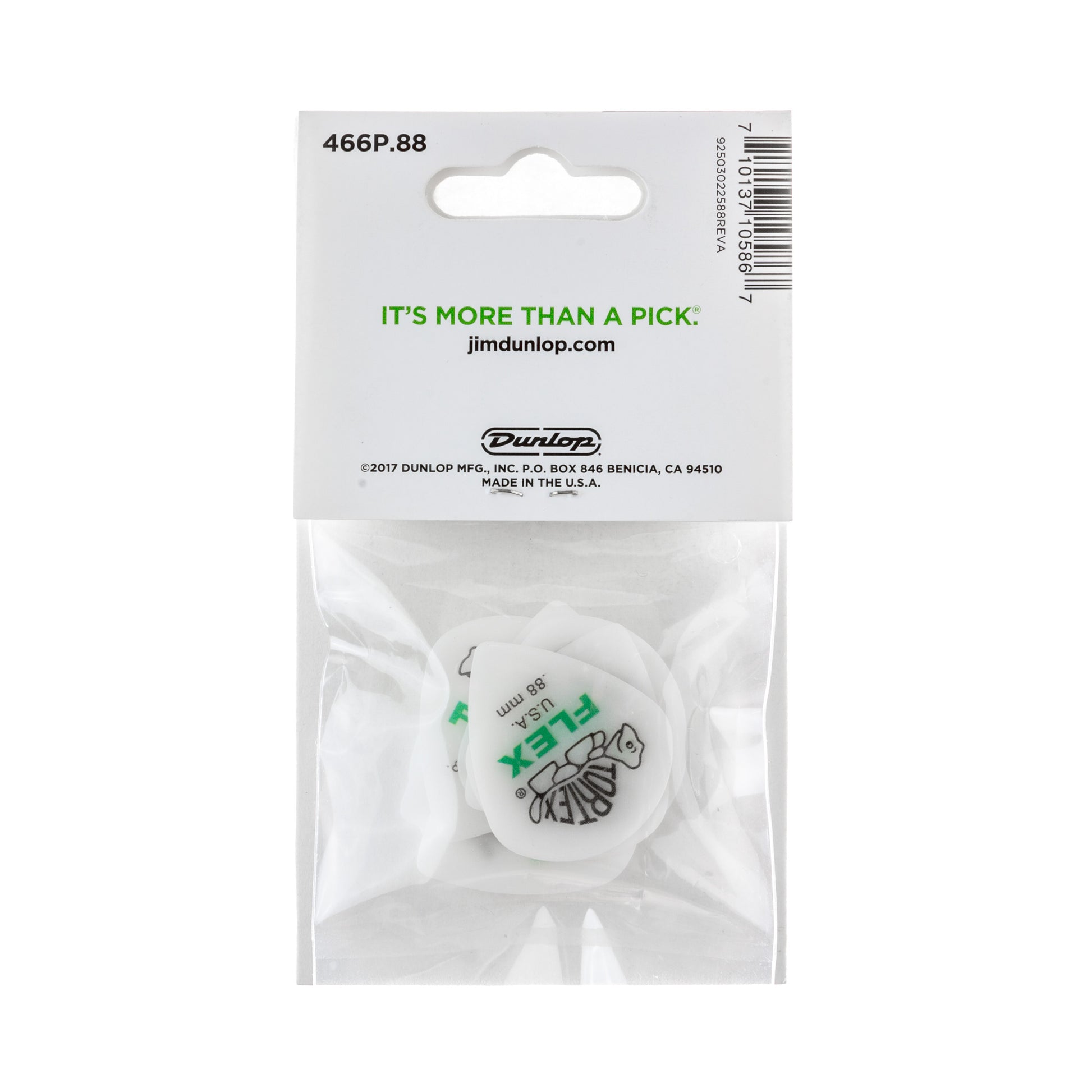 Jim Dunlop DUNLOP TORTEX FLEX .88mm JAZZ III XL GUITAR PICK PLAYER'S PACK 12 -PACK - 466P088