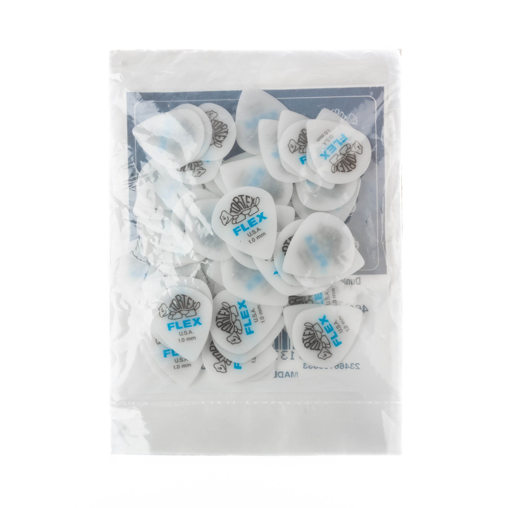 Jim Dunlop DUNLOP TORTEX FLEX 1.0mm JAZZ III XL GUITAR PICK REFILL BAG 72 -PACK - 466R100