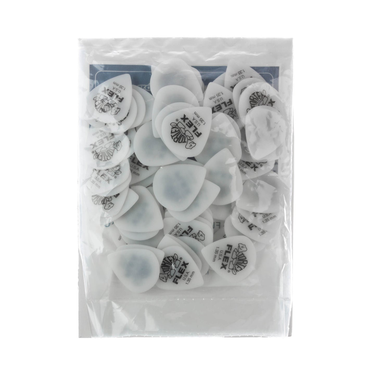 Jim Dunlop DUNLOP TORTEX FLEX 1.35mm JAZZ III XL GUITAR PICK REFILL BAG 72 -PACK - 466R135