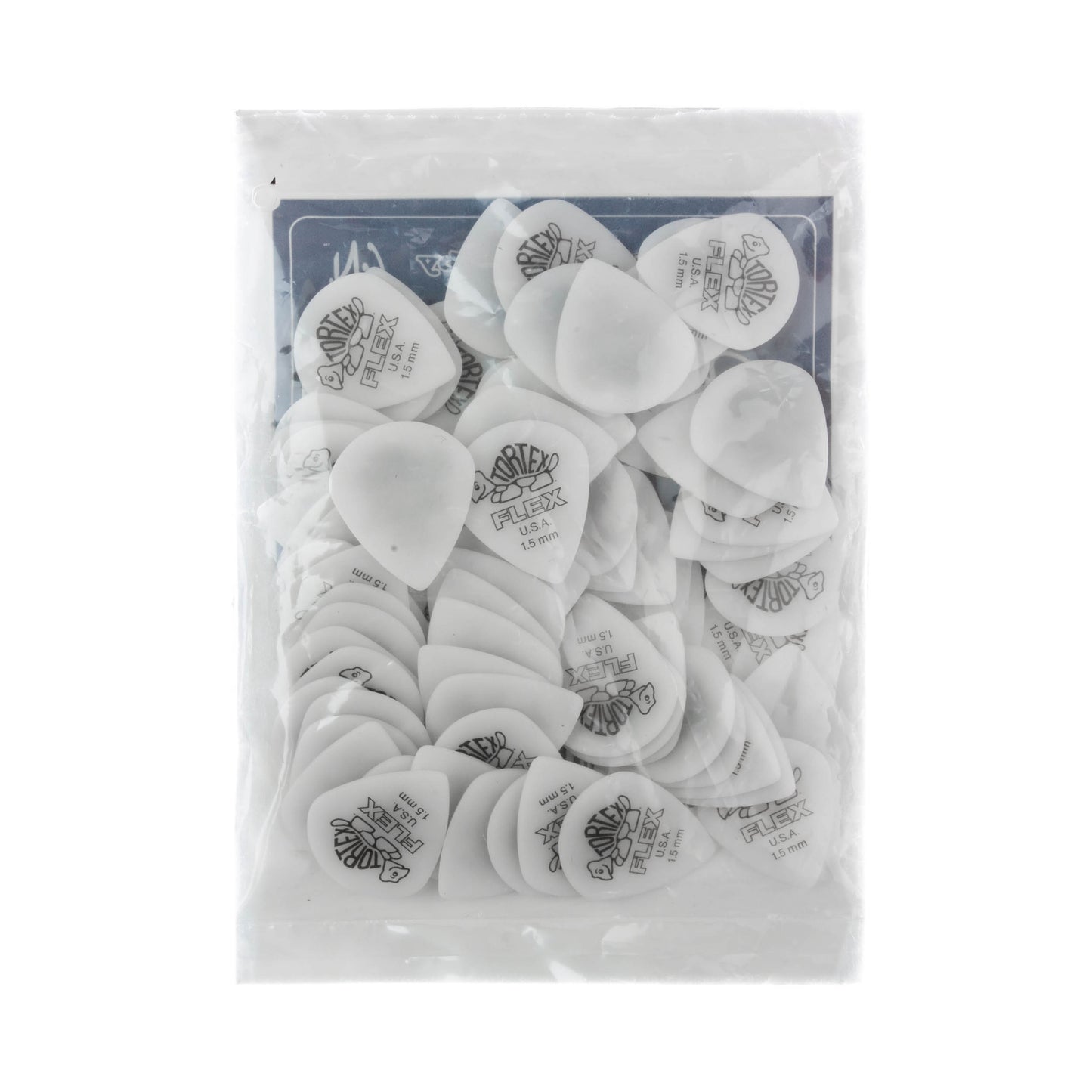 Jim Dunlop DUNLOP TORTEX FLEX 1.50mm JAZZ III XL GUITAR PICK REFILL BAG 72 -PACK - 466R150