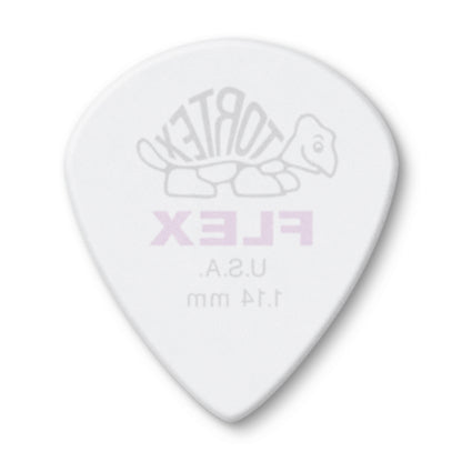 Jim Dunlop DUNLOP TORTEX FLEX 1.14mm JAZZ III GUITAR PICK PLAYER'S PACK 12 -PACK - 468P114