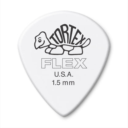 Jim Dunlop DUNLOP TORTEX FLEX 1.5mm JAZZ III GUITAR PICK PLAYER'S PACK 12 -PACK - 468P150