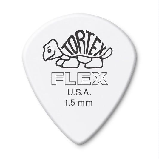 Jim Dunlop DUNLOP TORTEX FLEX 1.5mm JAZZ III GUITAR PICK PLAYER'S PACK 12 -PACK - 468P150