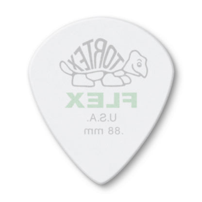 Jim Dunlop DUNLOP TORTEX FLEX .88mm JAZZ III GUITAR PICK PLAYER'S PACK 12 -PACK - 468P088