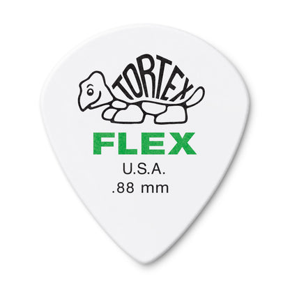 Jim Dunlop DUNLOP TORTEX FLEX .88mm JAZZ III GUITAR PICK PLAYER'S PACK 12 -PACK - 468P088