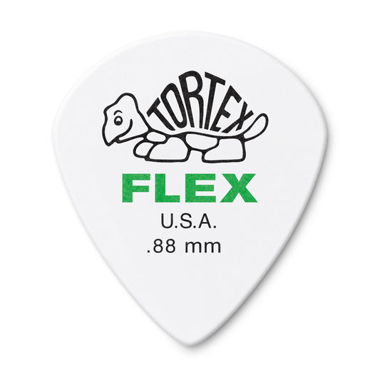 Jim Dunlop DUNLOP TORTEX FLEX .88mm JAZZ III GUITAR PICK PLAYER'S PACK 12 -PACK - 468P088