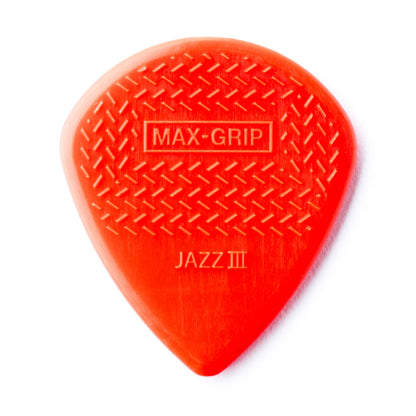 Jim Dunlop DUNLOP MAX GRIP JAZZ III 1.38mm NYLON GUITAR PICK PLAYER'S PACK 06-PACK - 471P3N
