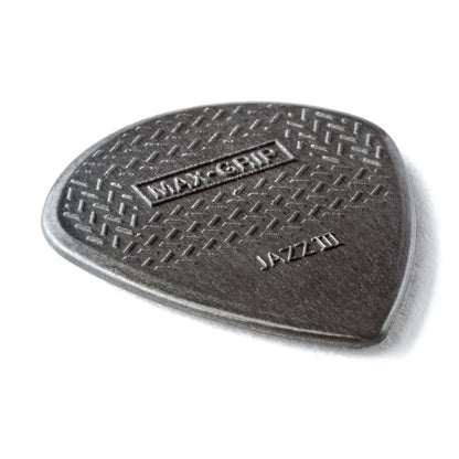 Jim Dunlop DUNLOP MAX GRIP JAZZ III 1.38mm CARBON FIBER NYLON GUITAR PICK PLAYER'S PACK 06-PACK - 471P3C