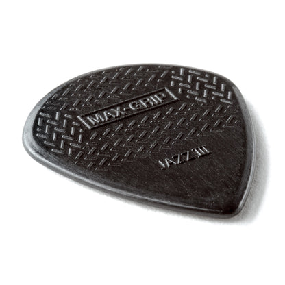 Jim Dunlop DUNLOP MAX GRIP JAZZ III 1.38mm NYLON STIFFO GUITAR PICK PLAYER'S PACK 06-PACK - 471P3S