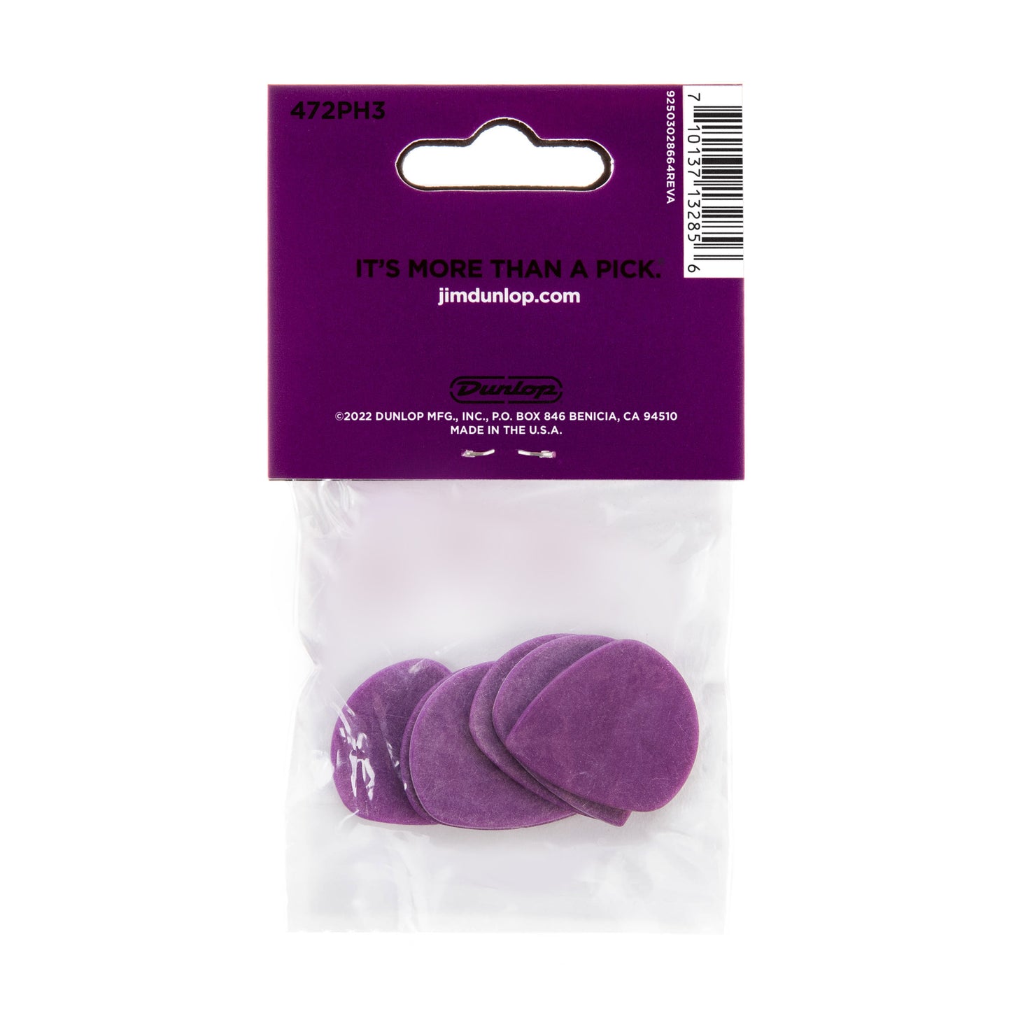 Jim Dunlop DUNLOP TORTEX JAZZ III GUITAR PICK PLAYER'S PACK HEAVY 06-PACK - 472PH3