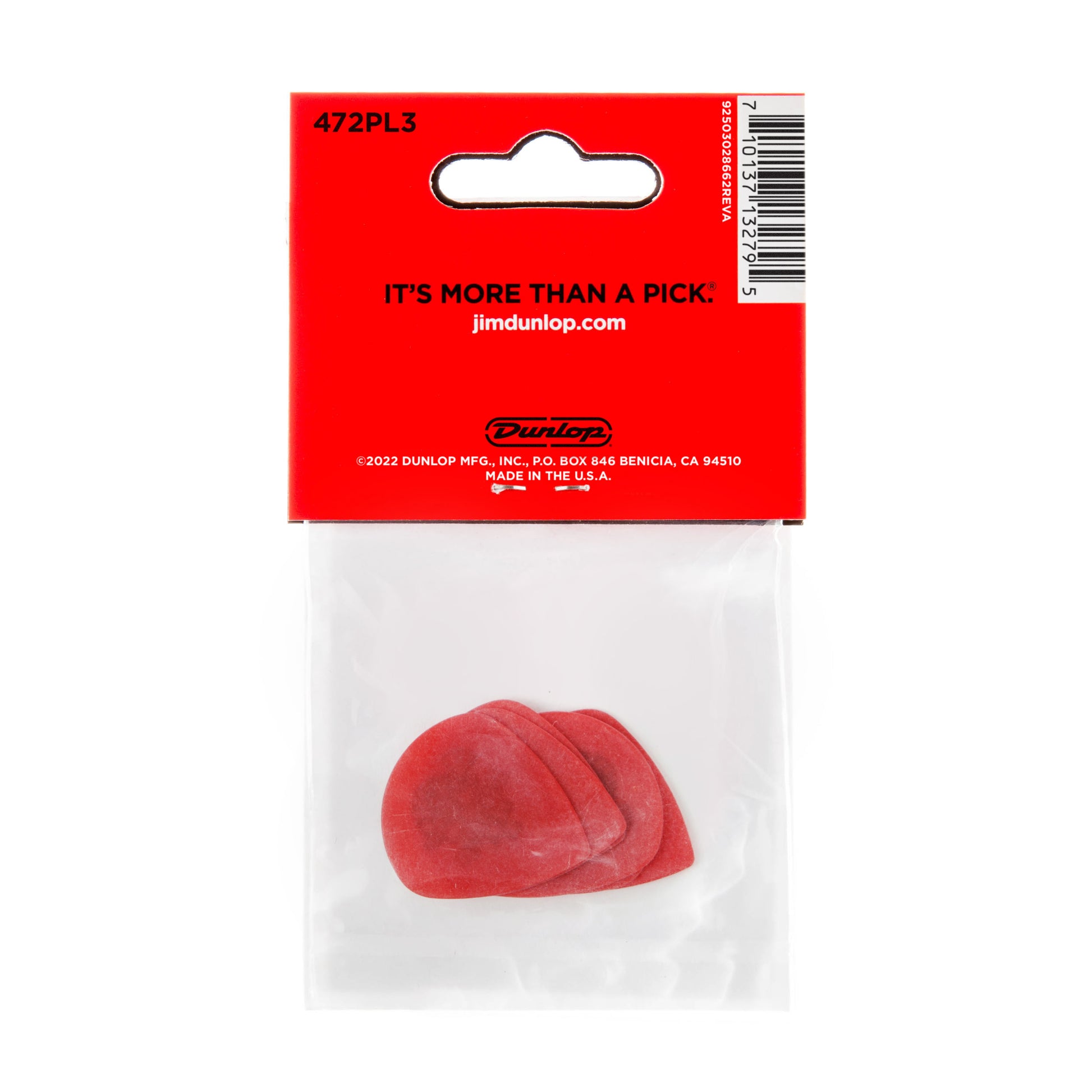 Jim Dunlop DUNLOP TORTEX JAZZ III GUITAR PICK PLAYER'S PACK LIGHT 06-PACK - 472PL3