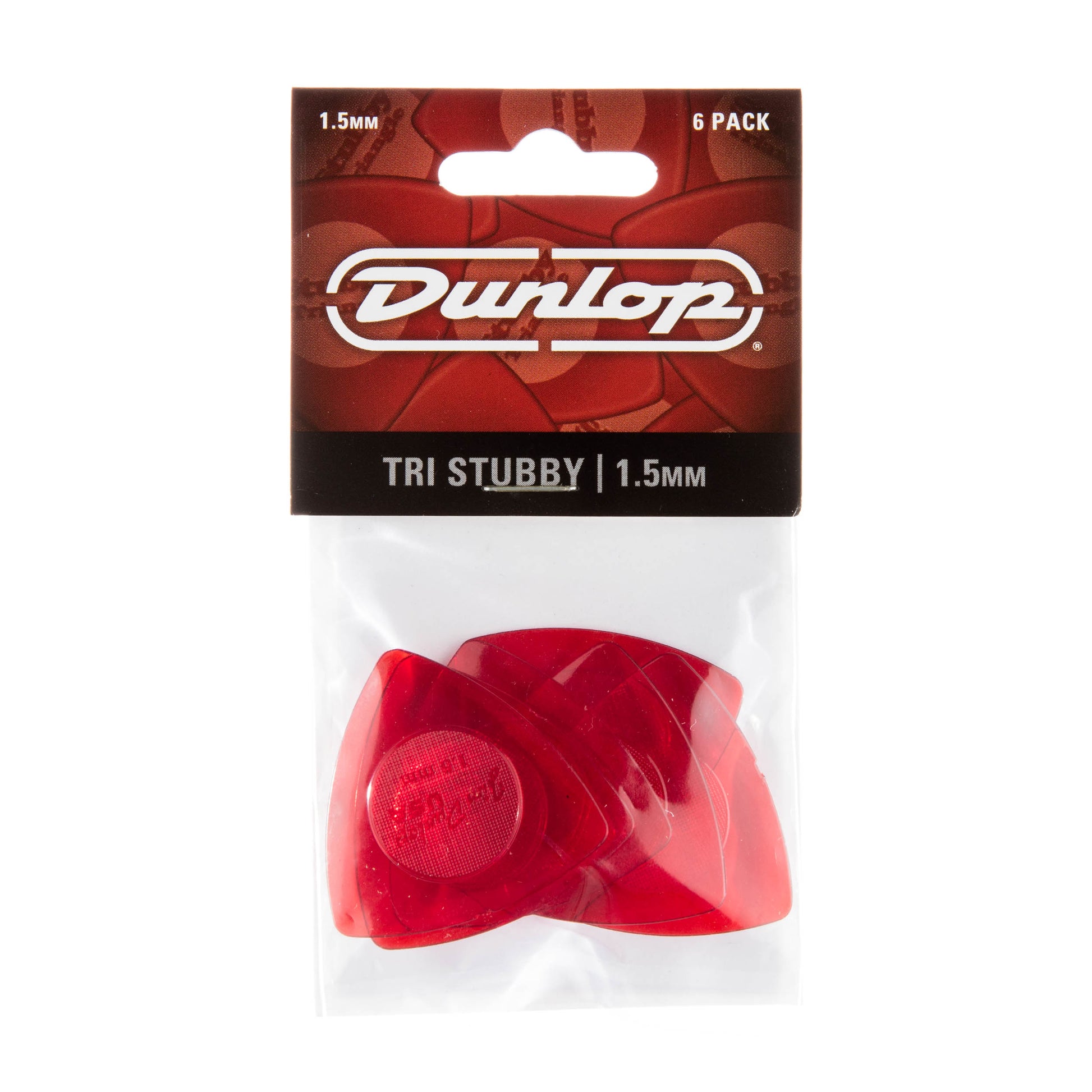 Jim Dunlop DUNLOP TRI STUBBY 1.5mm GUITAR PICK PLAYER'S PACK 06-PACK - 473P150