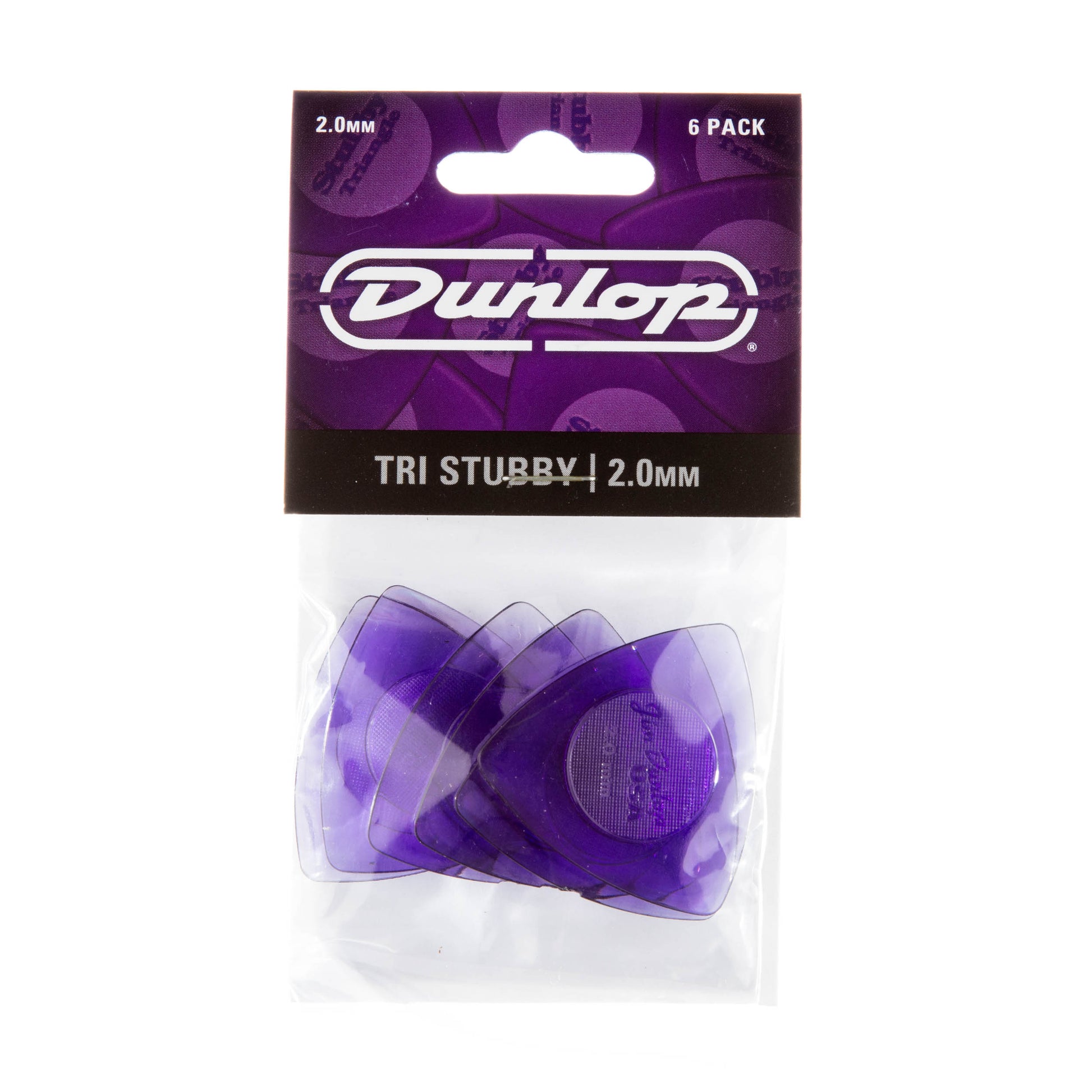 Jim Dunlop DUNLOP TRI STUBBY 2.0mm GUITAR PICK PLAYER'S PACK 06-PACK - 473P200