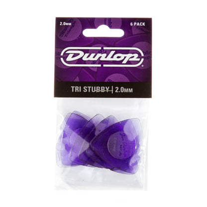 Jim Dunlop DUNLOP TRI STUBBY 2.0mm GUITAR PICK PLAYER'S PACK 06-PACK - 473P200