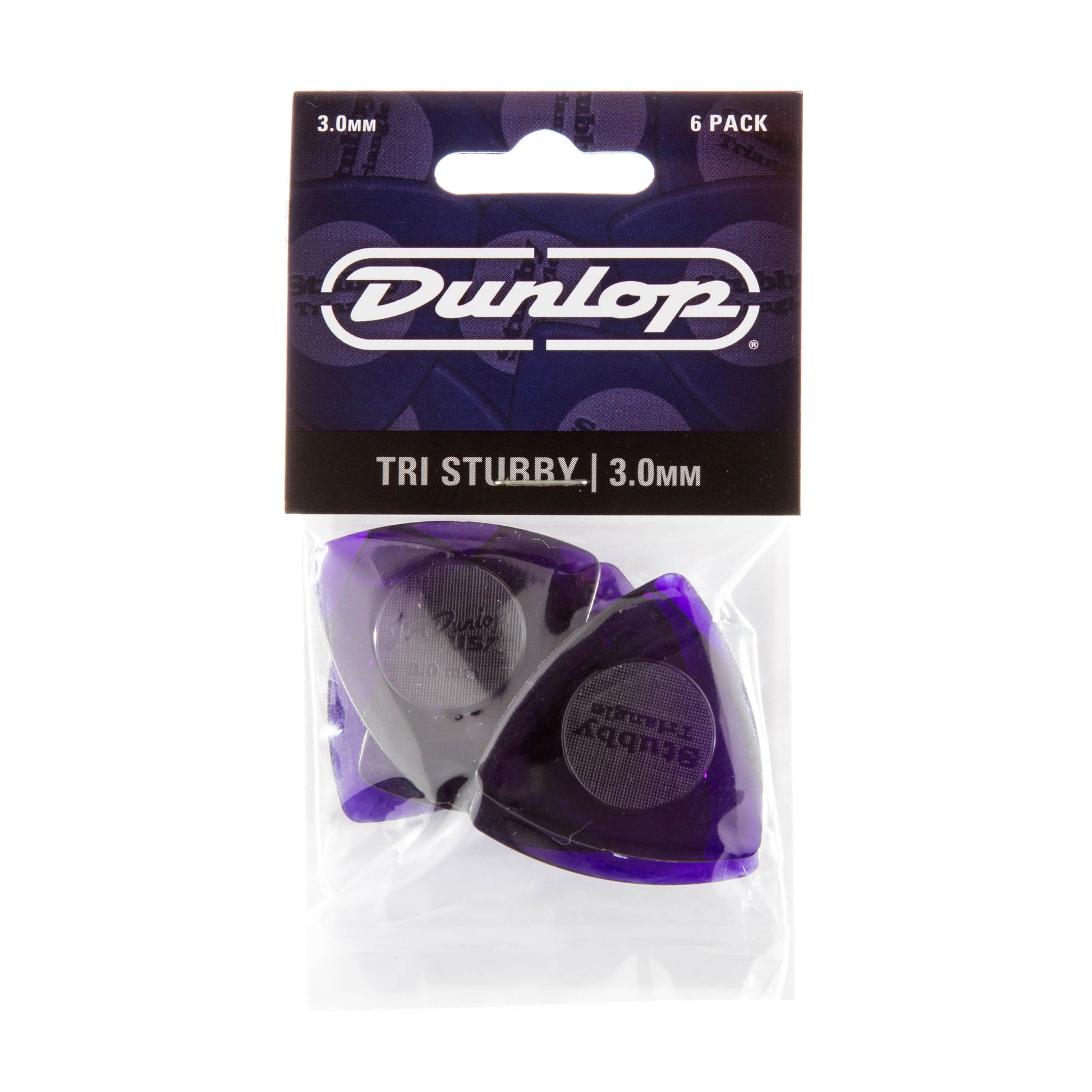 Jim Dunlop DUNLOP TRI STUBBY 3.0mm GUITAR PICK PLAYER'S PACK 06-PACK - 473P300