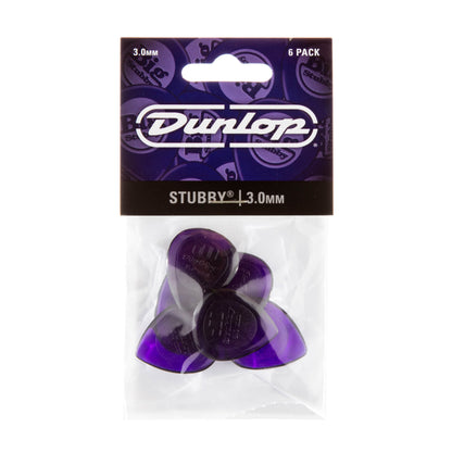 Jim Dunlop DUNLOP STUBBY 3.0mm JAZZ GUITAR PICK PLAYER'S PACK 06-PACK - 474P300