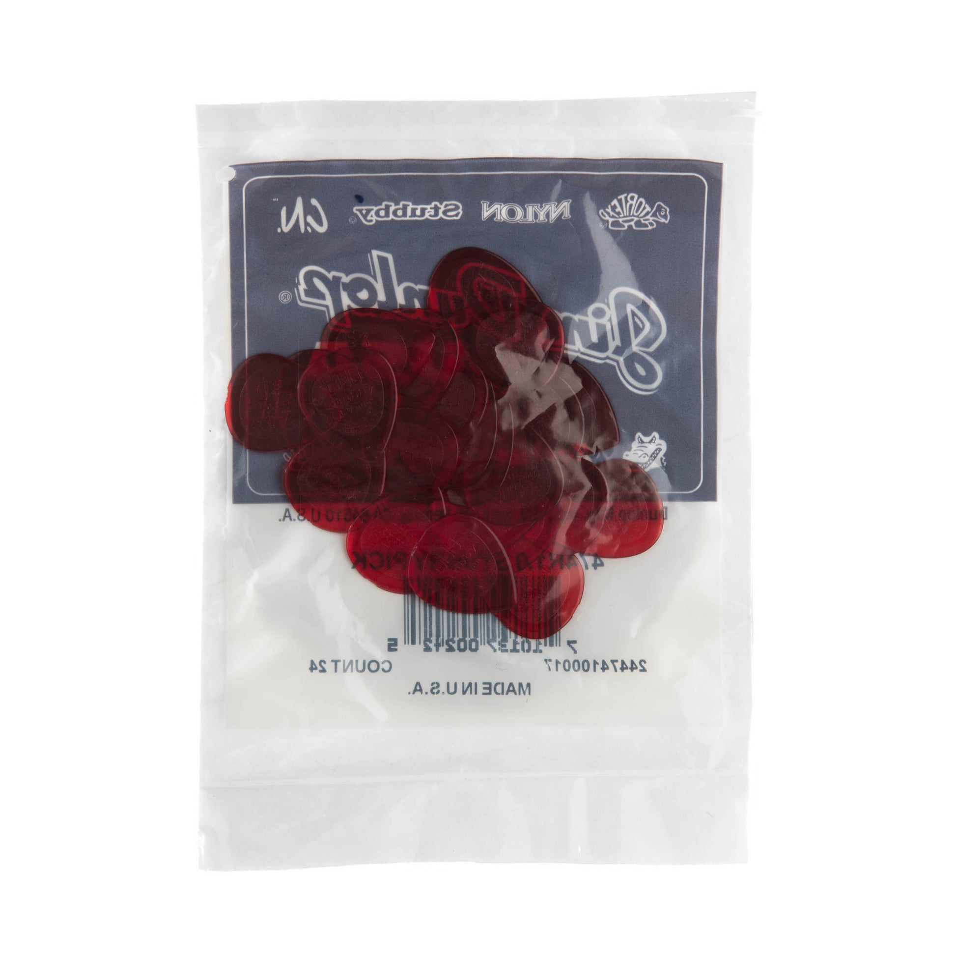 Jim Dunlop DUNLOP STUBBY 1.0mm JAZZ GUITAR PICK REFILL BAG 24-PACK - 474R100