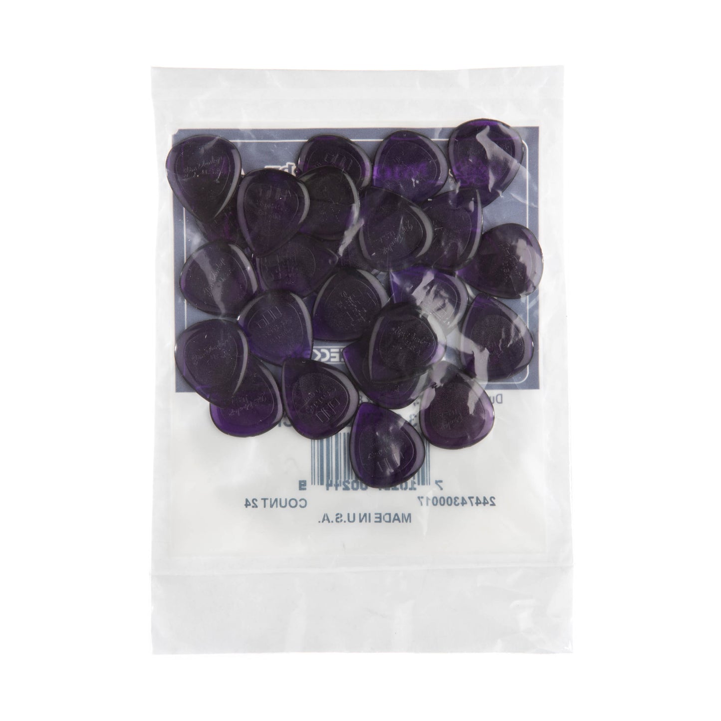 Jim Dunlop DUNLOP STUBBY 3.0mm JAZZ GUITAR PICK REFILL BAG 24-PACK - 474R300
