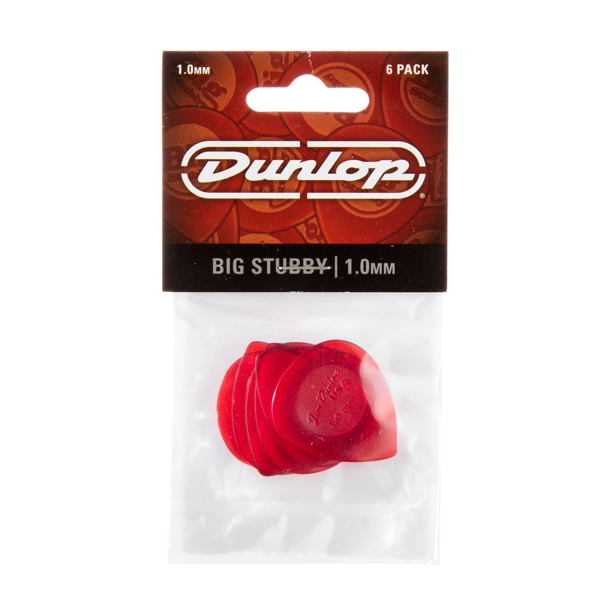 Jim Dunlop DUNLOP BIG STUBBY 1.0mm GUITAR PICK PLAYER'S PACK 06-PACK - 475P100