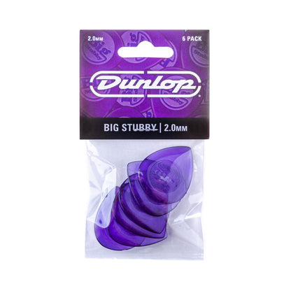 Jim Dunlop DUNLOP BIG STUBBY 2.0mm GUITAR PICK PLAYER'S PACK 06-PACK - 475P200