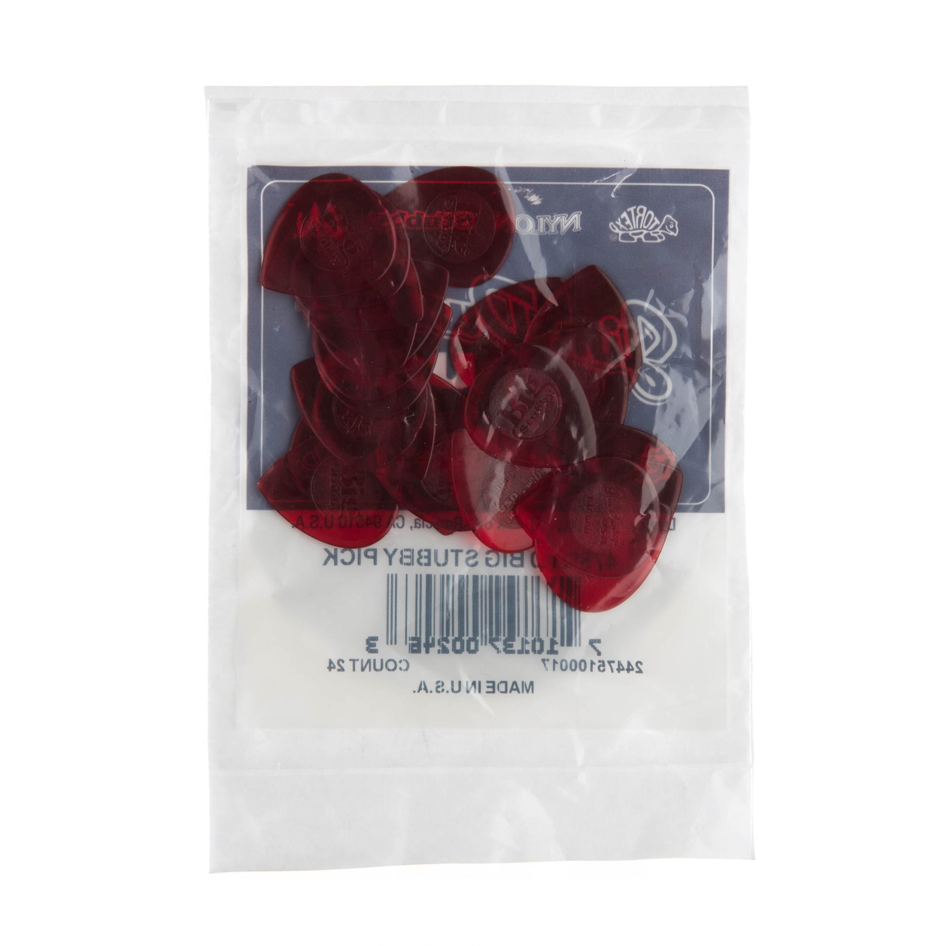 Jim Dunlop DUNLOP BIG STUBBY 1.0mm GUITAR PICK REFILL BAG 24-PACK - 475R100