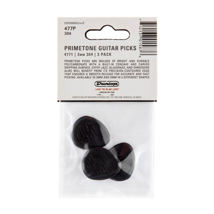 Jim Dunlop DUNLOP PRIMETONE CLASSIC ROUND TIP 3.0mm GUITAR PICK PLAYER'S PACK 03-PACK - 477P304