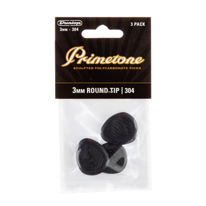 Jim Dunlop DUNLOP PRIMETONE CLASSIC ROUND TIP 3.0mm GUITAR PICK PLAYER'S PACK 03-PACK - 477P304