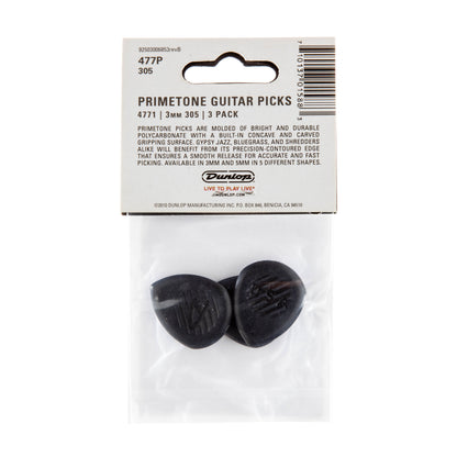 Jim Dunlop DUNLOP PRIMETONE CLASSIC SHARP TIP 3.0mm GUITAR PICK PLAYER'S PACK 03-PACK - 477P305