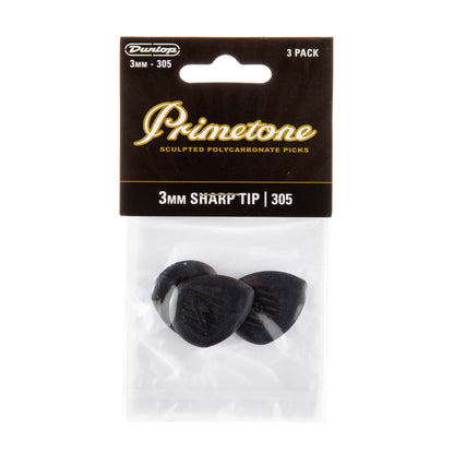 Jim Dunlop DUNLOP PRIMETONE CLASSIC SHARP TIP 3.0mm GUITAR PICK PLAYER'S PACK 03-PACK - 477P305
