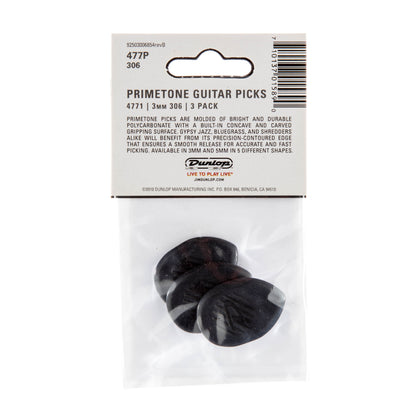 Jim Dunlop DUNLOP PRIMETONE CLASSIC MEDIUM TIP 3.0mm GUITAR PICK PLAYER'S PACK 03-PACK - 477P306