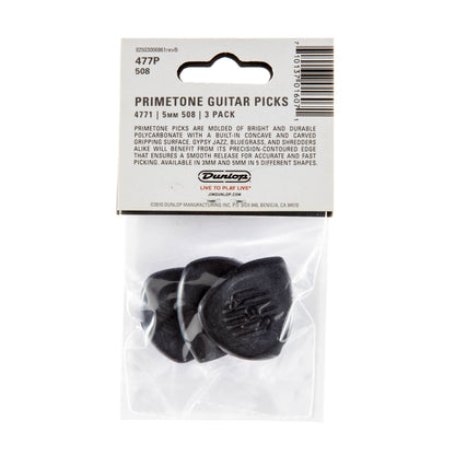 Jim Dunlop DUNLOP PRIMETONE CLASSIC LARGE SHARP TIP 5.0mm GUITAR PICK PLAYER'S PACK 03-PACK - 477P508