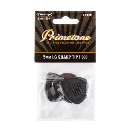 Jim Dunlop DUNLOP PRIMETONE CLASSIC LARGE SHARP TIP 5.0mm GUITAR PICK PLAYER'S PACK 03-PACK - 477P508