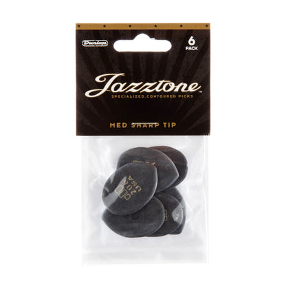 Jim Dunlop DUNLOP JAZZTONE MEDIUM TIP 2.08mm GUITAR PICK PLAYER'S PACK 06-PACK - 477P206