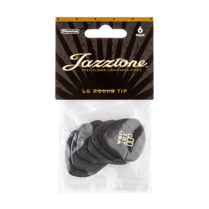 Jim Dunlop DUNLOP JAZZTONE LARGE ROUND TIP 2.08mm GUITAR PICK PLAYER'S PACK 06-PACK - 477P207