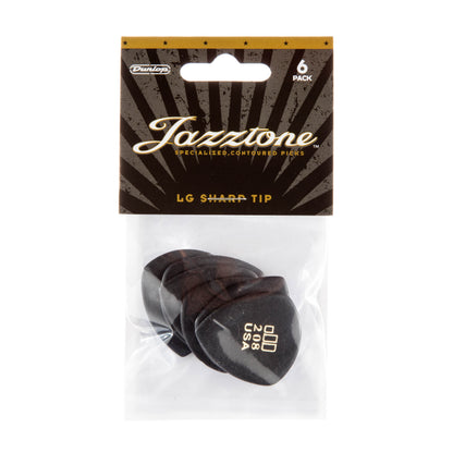 Jim Dunlop DUNLOP JAZZTONE LARGE POINT TIP 2.08mm GUITAR PICK PLAYER'S PACK 06-PACK - 477P208