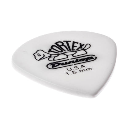Jim Dunlop DUNLOP TORTEX WHITE 1.5mm JAZZ III GUITAR PICK PLAYER'S PACK 12-PACK - 478P150
