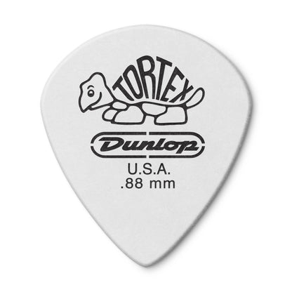 Jim Dunlop DUNLOP TORTEX WHITE .88mm JAZZ III GUITAR PICK PLAYER'S PACK 12-PACK - 478P088