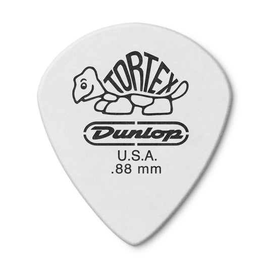 Jim Dunlop DUNLOP TORTEX WHITE .88mm JAZZ III GUITAR PICK PLAYER'S PACK 12-PACK - 478P088