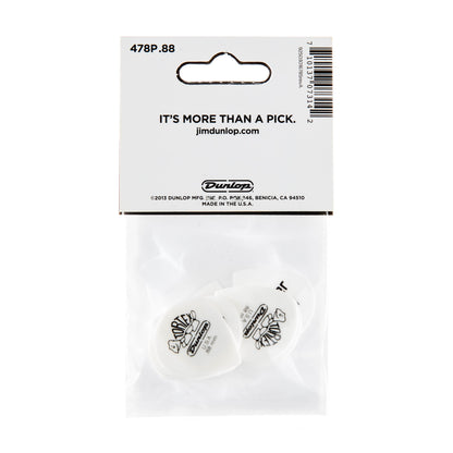 Jim Dunlop DUNLOP TORTEX WHITE .88mm JAZZ III GUITAR PICK PLAYER'S PACK 12-PACK - 478P088