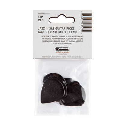 Jim Dunlop DUNLOP JAZZ I 1.10mm STIFFO NYLON GUITAR PICK PLAYER'S PACK 06-PACK - 47P1S