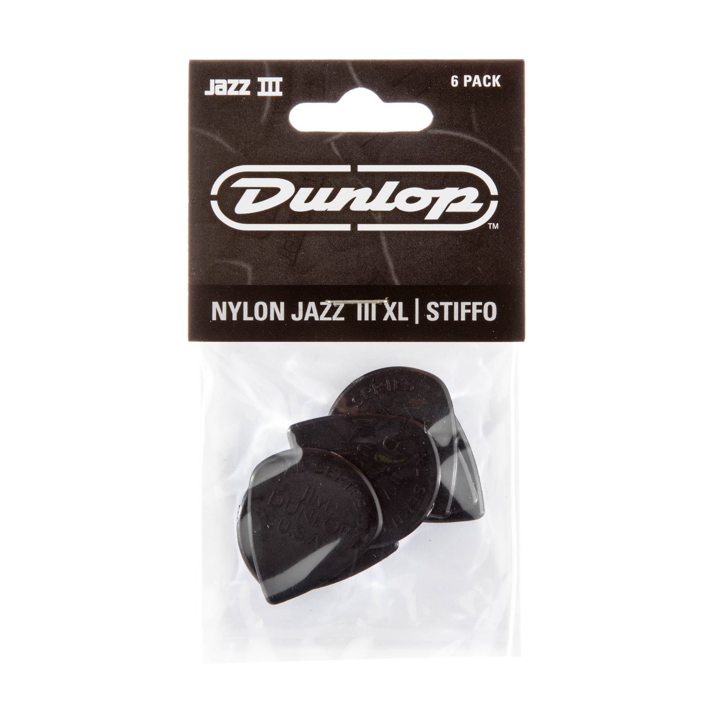 Jim Dunlop DUNLOP JAZZ I 1.10mm STIFFO NYLON GUITAR PICK PLAYER'S PACK 06-PACK - 47P1S