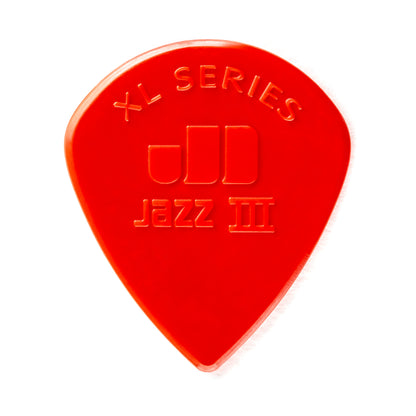 Jim Dunlop DUNLOP JAZZ III 1.38mm XL NYLON GUITAR PICK PLAYER'S PACK 06-PACK - 47PXLN