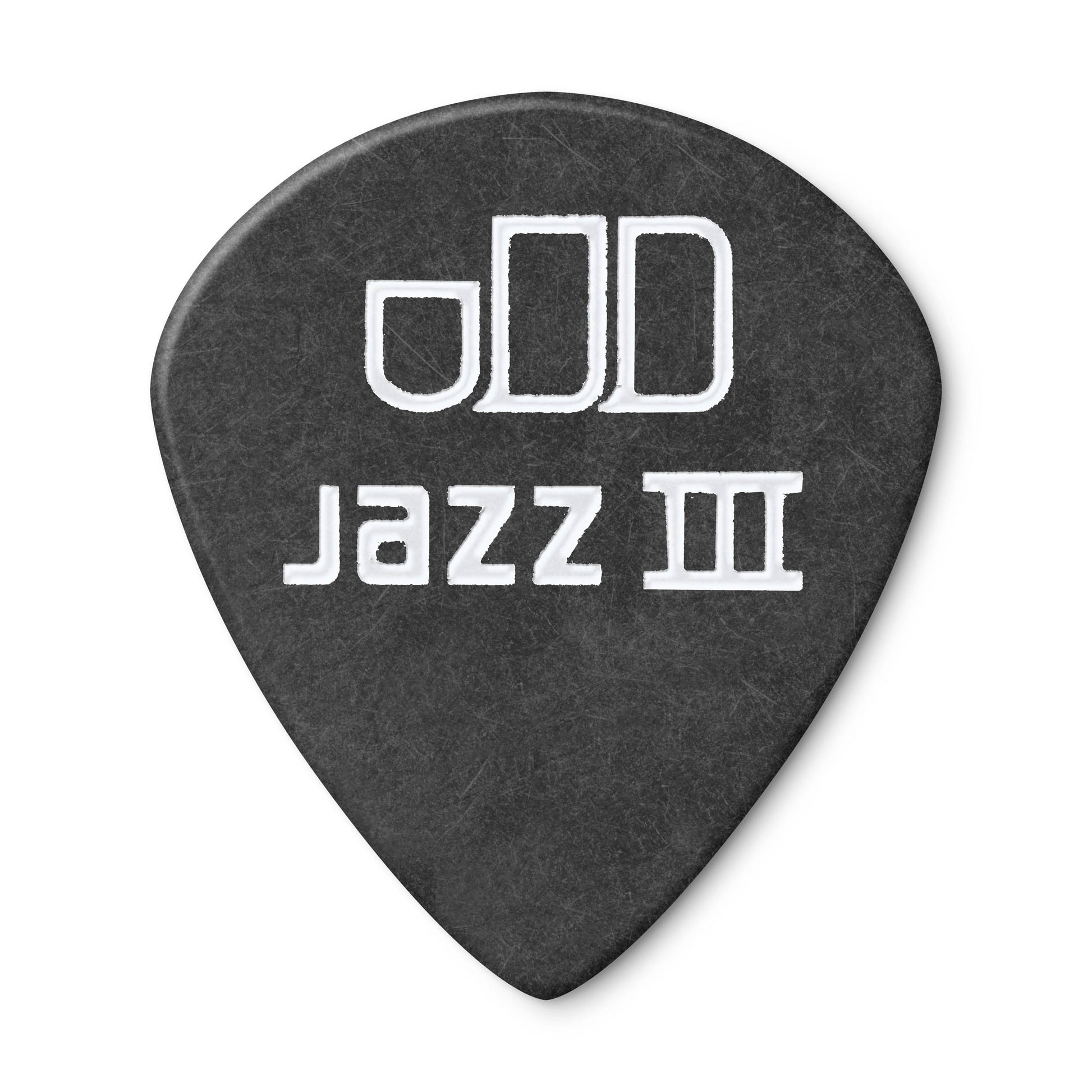 Jim Dunlop DUNLOP TORTEX PITCH BLACK 1.0mm JAZZ III GUITAR PICK PLAYER'S PACK 12-PACK - 482P100