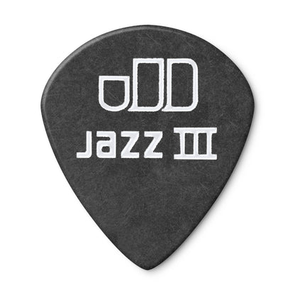 Jim Dunlop DUNLOP TORTEX PITCH BLACK 1.0mm JAZZ III GUITAR PICK PLAYER'S PACK 12-PACK - 482P100