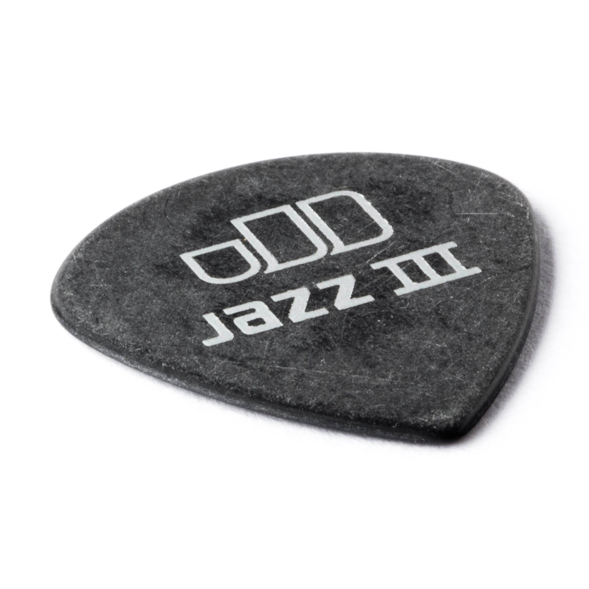 Jim Dunlop DUNLOP TORTEX PITCH BLACK 1.0mm JAZZ III GUITAR PICK PLAYER'S PACK 12-PACK - 482P100