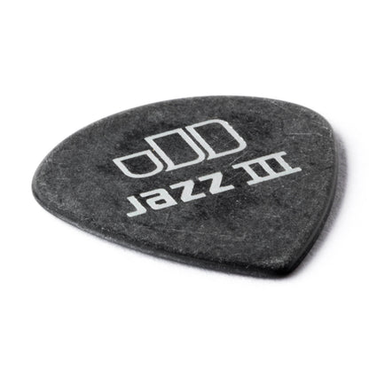 Jim Dunlop DUNLOP TORTEX PITCH BLACK 1.0mm JAZZ III GUITAR PICK PLAYER'S PACK 12-PACK - 482P100
