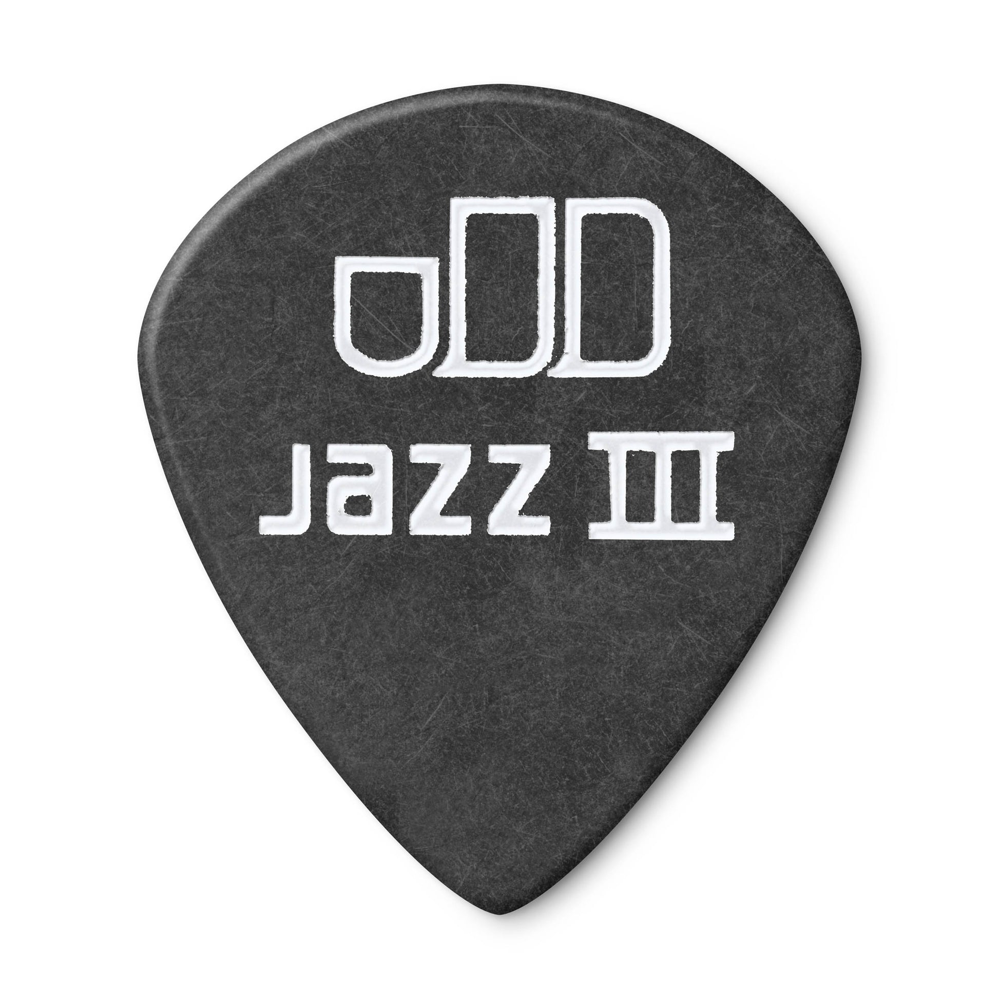 Jim Dunlop DUNLOP TORTEX PITCH BLACK 1.14mm JAZZ III GUITAR PICK PLAYER'S PACK 12-PACK - 482P114