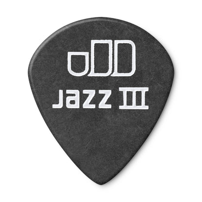 Jim Dunlop DUNLOP TORTEX PITCH BLACK 1.14mm JAZZ III GUITAR PICK PLAYER'S PACK 12-PACK - 482P114